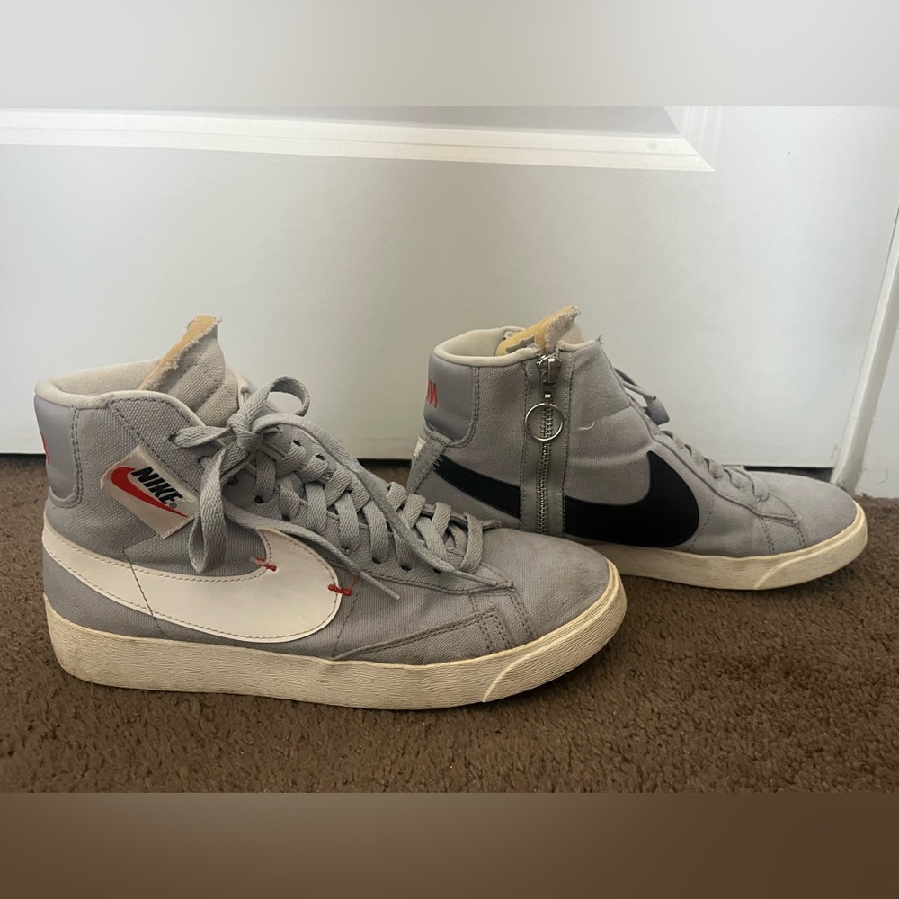 Rare Nike zip-up Blazers grey